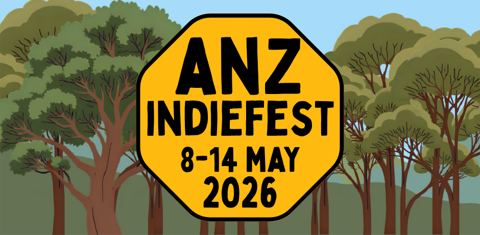 Logo advertising ANZ Indie Fest 2026.