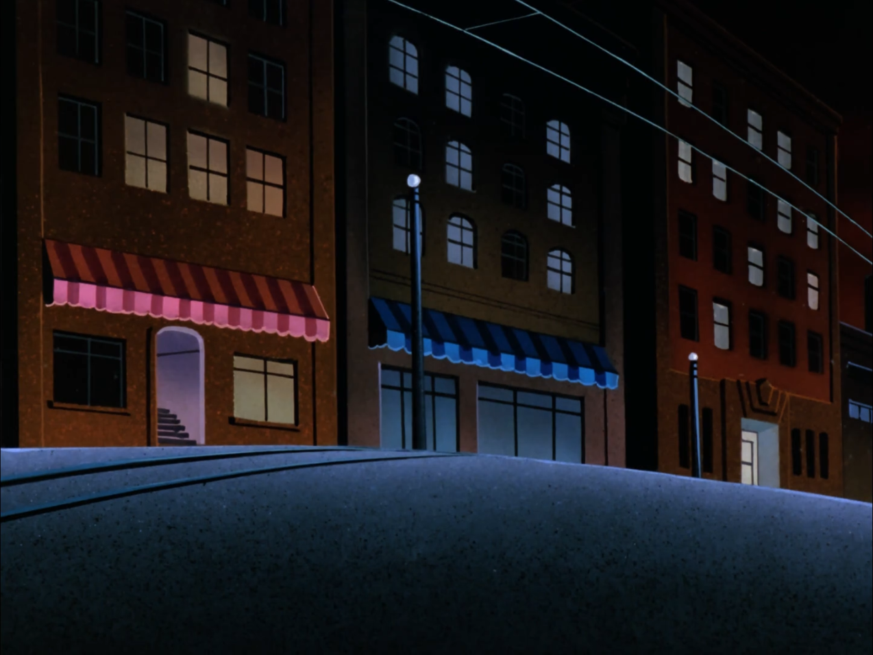 A background from Batman: The Animated Series