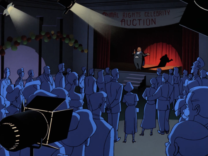 Picture of an audience from Batman: The Animated Series