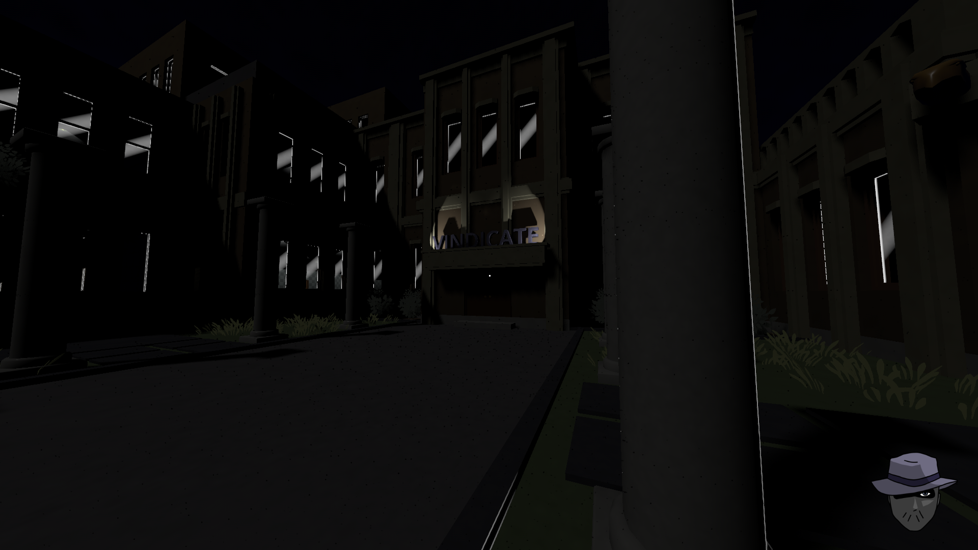 A screenshot depicting a work-in-progress building